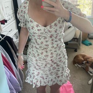 Floral dress colorful Natalie// size medium